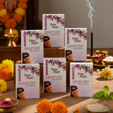 Levender Deluxe Dhoop Batti ( 10 Thick Sticks) - 6 Pack
