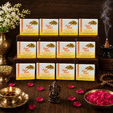 Pooja Paath Cone Dhoop ( Chandan ) - 12 Pack