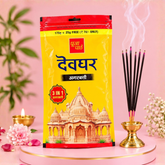 Devghar Perfume Zipper Dhoop - 2 Pack