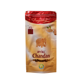 Avig Chandan Zipper Pouch Agarbatti Chandan 8 inch 110 GRM 30min Brown Stick Zip Lock Pouch