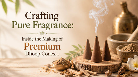 Crafting Pure Fragrance: Inside the Making of Premium Dhoop Cones