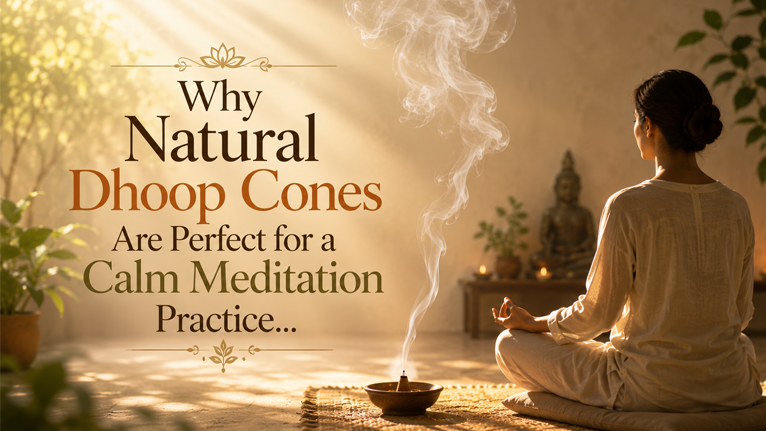 Natural Dhoop Cones for a Calm Meditation Practic