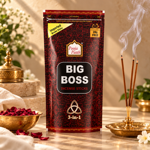 Bigg Boss 3 in 1 Agarbatti - 90gm + 20gm Extra Free = 110gm