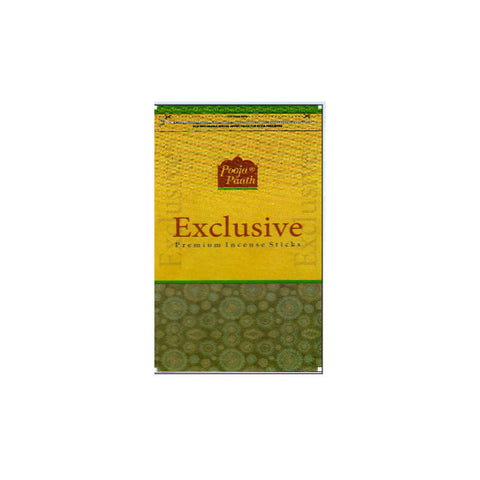 Pooja Paath Exclusive Zipper Pouch Agarbatti Blended 8 inch 110 GRM 30min Brown Stick Zip Lock Pouch