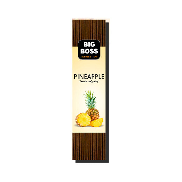 Pooja Paath Painapple Agarbatti Blended 30min 100 GRM Brown Stick 8 inch Box