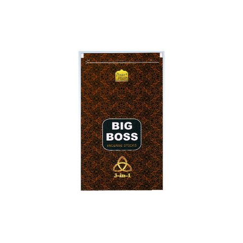 Pooja Paath Big Boss Zipper Pouch 3 in Agarbatti Blended 8 inch 110 GRM 30min Brown Stick Zip Lock Pouch