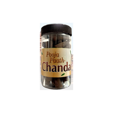 Pooja Paath Chandan Dhoop Jar Blended Cone 30min 110 GRM Dry Cone Box