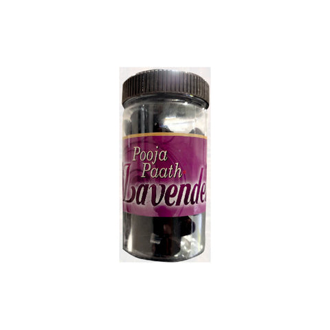 Pooja Paath Lavender Dhoop Jar Lavender Cone 30min 110 GRM Dry Cone Box