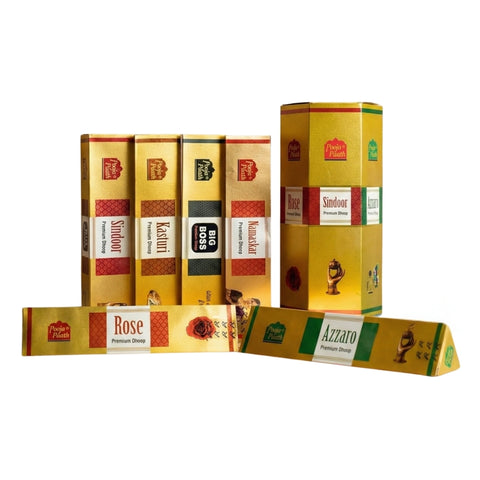 Dry Sticks Combo of 6 Flavors - 8 Inch - 54 Dry Sticks - 70mins each Stick