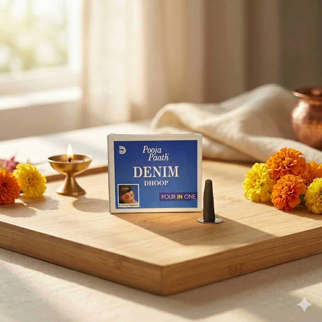 Denim Deluxe Dhoop Batti 4 In 1 ( New Pack )