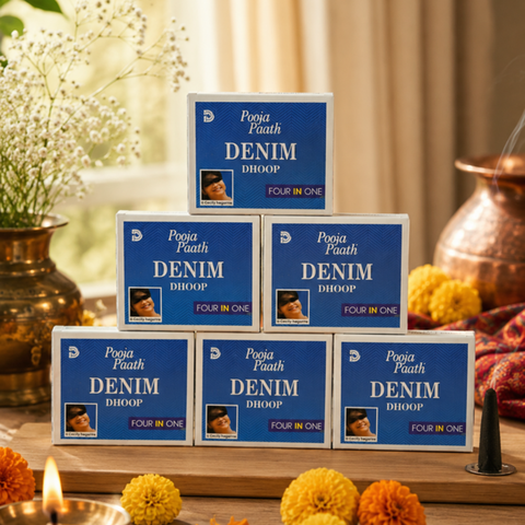 Denim Deluxe Dhoop Batti 4 In 1 ( New Pack ) - 6 Pack