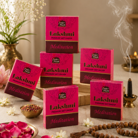 Meditation Wet Dhoop (Laxmi, Janki & Vasundara) - 6 Pack