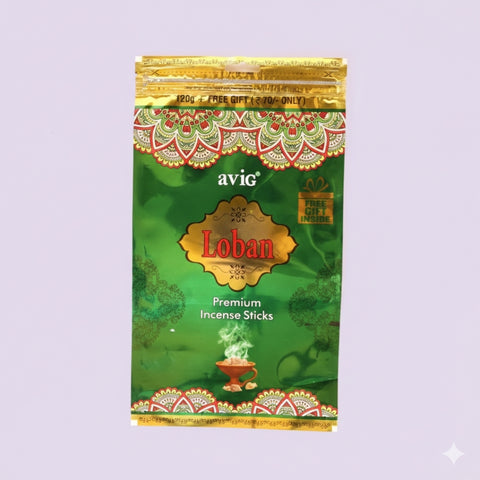 Zipper Pouch Loban Agarbatti