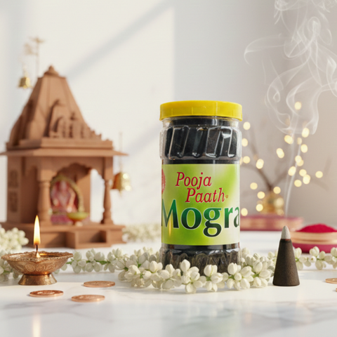Mogra Cone Dhoop-100g-Jar
