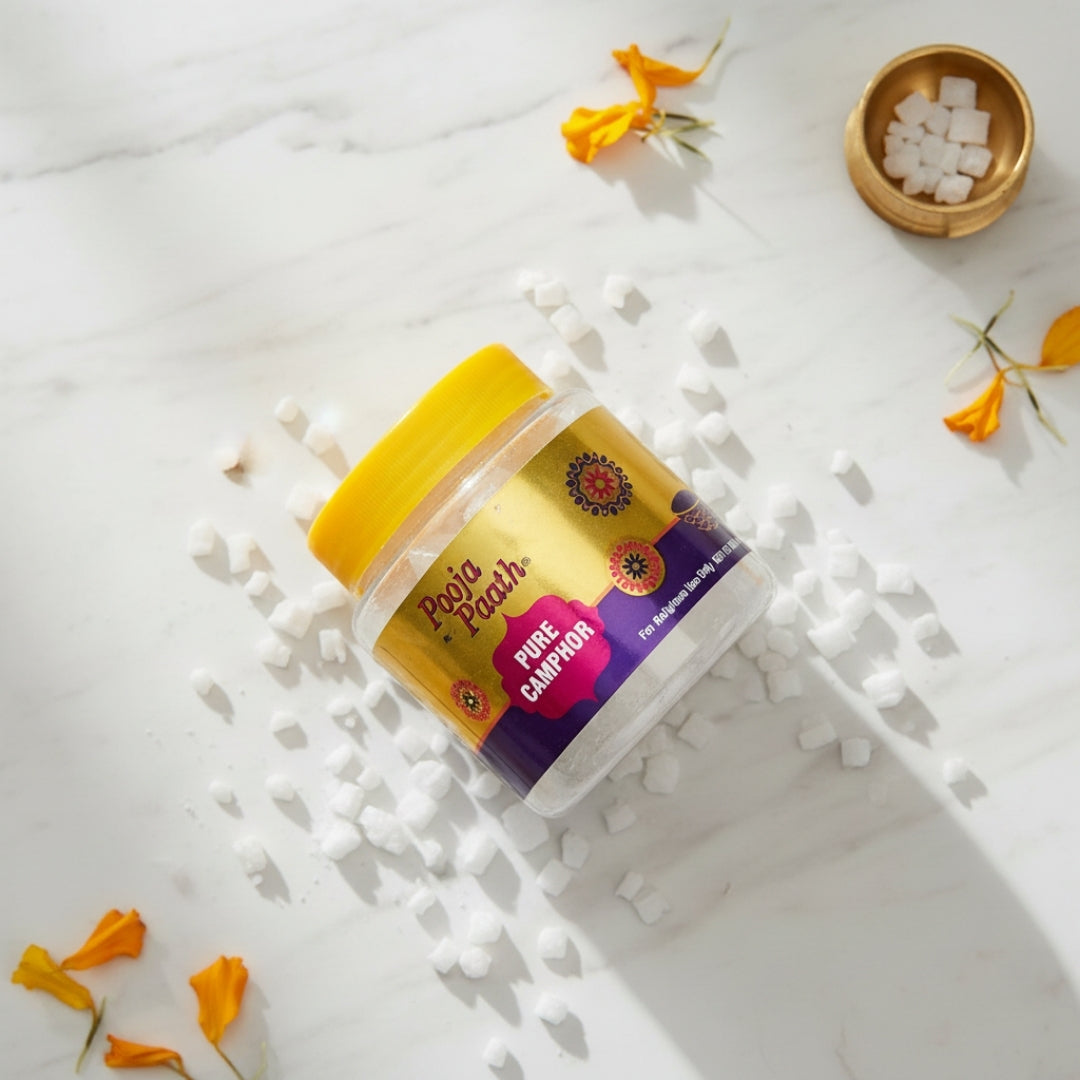 Pooja Paath Camphor (Kapoor) 100 Gms Jar