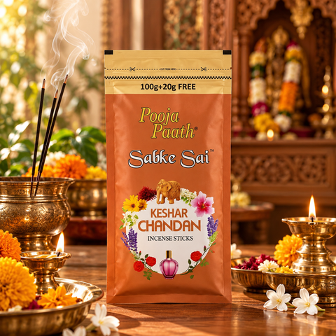 Sabke Sai Keshar Chandan Agarbatti - 6 Pack