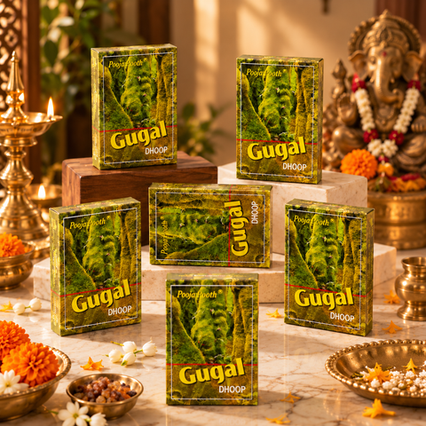 Gugal Deluxe Dhoop (10 Thick Sticks) - 12 Pack