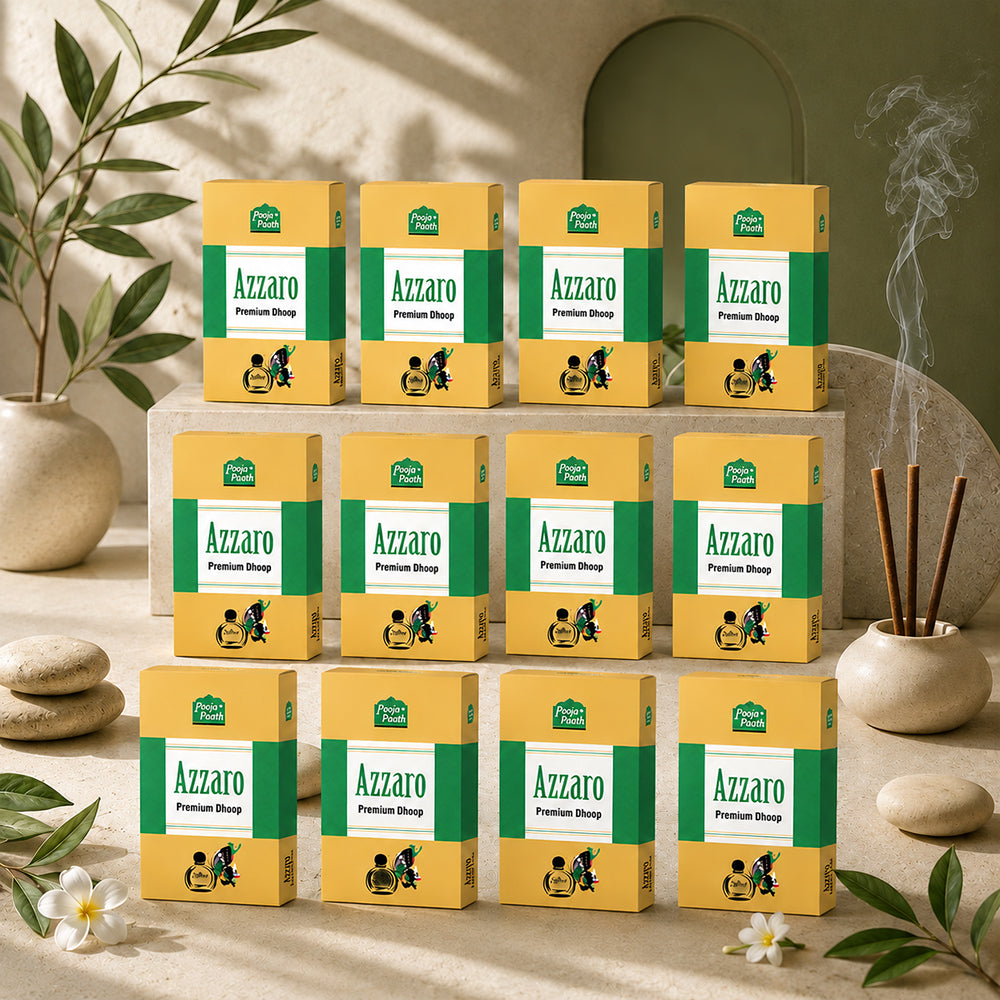 Premium Azzaro Dry Dhoop Sticks Box - 12 Pack