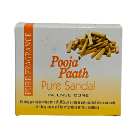 Pooja Paath Cone Dhoop ( Chandan )