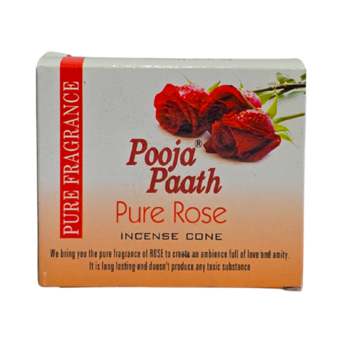 Pooja Paath Cone Dhoop ( Rose )