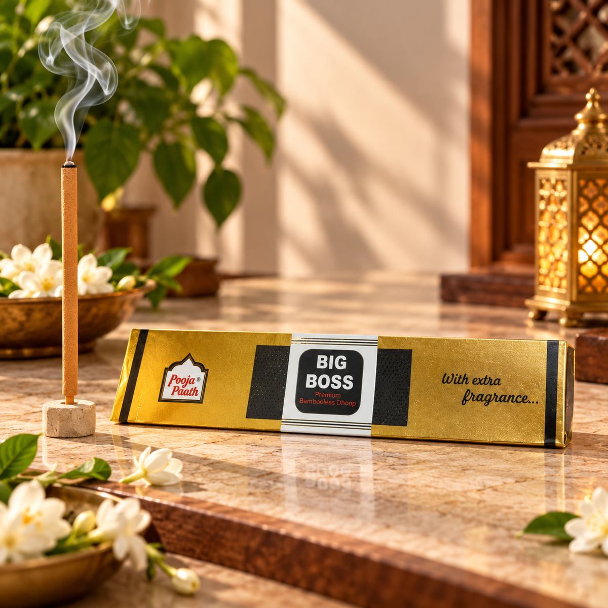 Premium Big Boss Dry Dhoop Sticks - 6 Pack