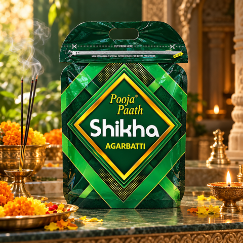 Shikha Desh Agarbatti Zipper Pouches - 6 pack