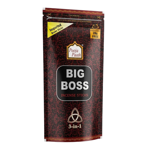 Bigg Boss 3 in 1 Agarbatti - 90gm + 20gm Extra Free = 110gm
