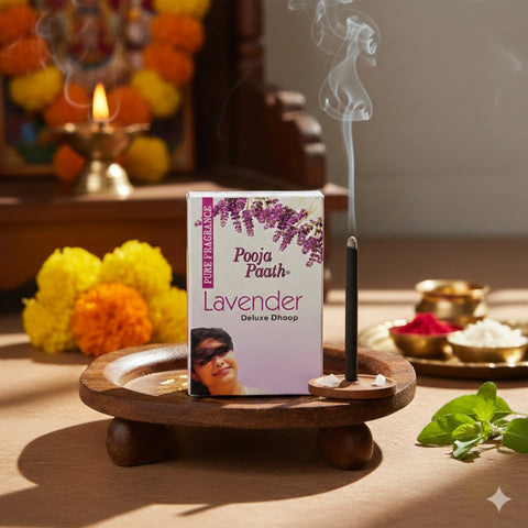 Levender Deluxe Dhoop ( 10 Thick Sticks)