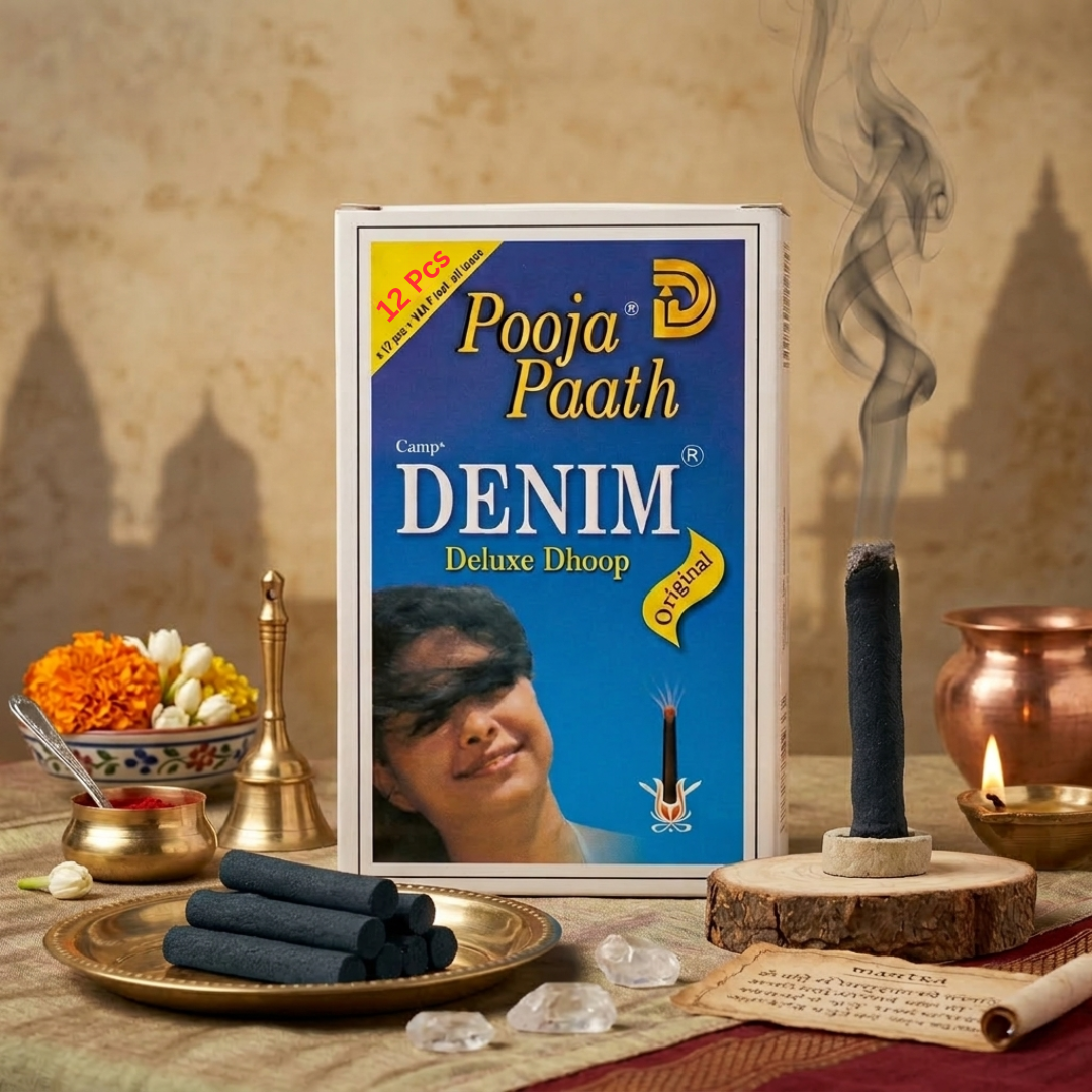 Combo Denim Deluxe Dhoop Batti - 12 x 10 Batti - 3 Inches Each