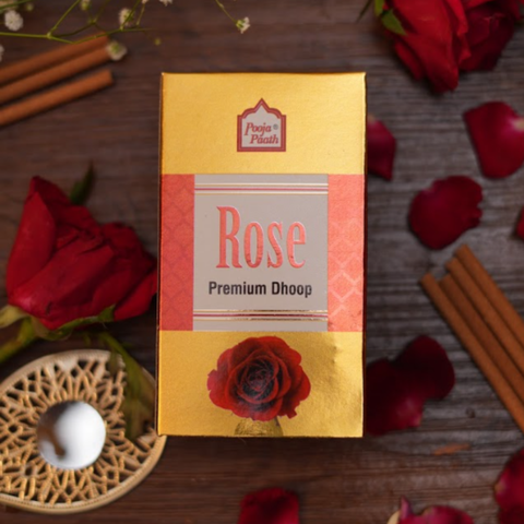 Pooja Paath Premium Dry Stick ( Rose )