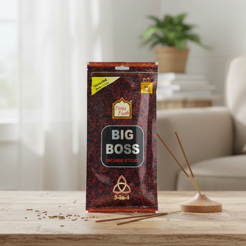 Bigg Boss 3 in 1 Incense Sticks - Extra 20g Free