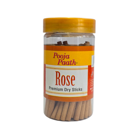 Poojapaath Jar Dry Sticks ( Rose)