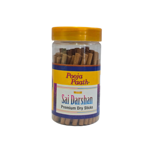 Poojapaath Jar Dry Sticks ( Sai Darshan )