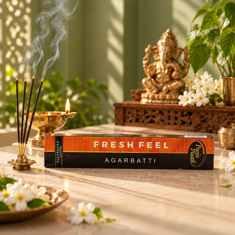 Fresh Feel Perfumed Agarbatti - 9 Inch - 6 Pack - 15 gm