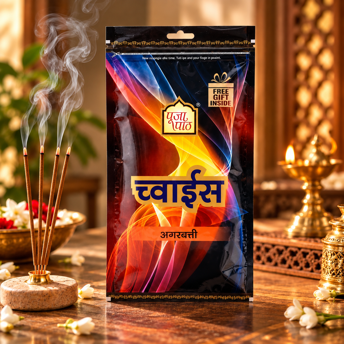 Choice Agarbatti Zipper Pouch - 6 Pack