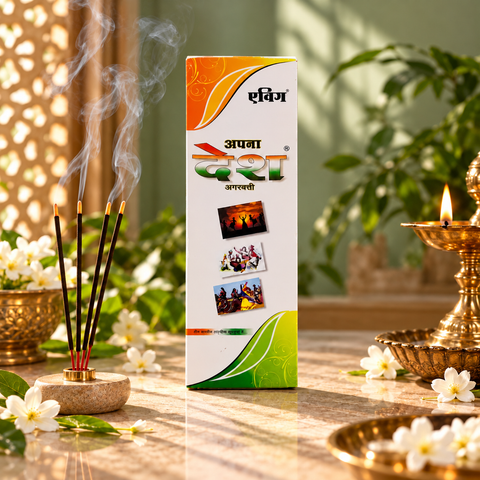 Apna Desh Agarbatti - 8 inch - 20 gm - 6 Pack