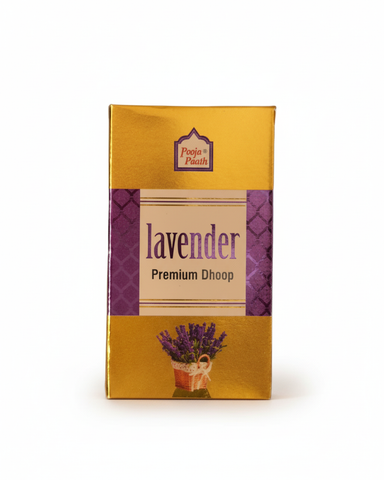 Premium Lavender Dry Dhoop Sticks Box