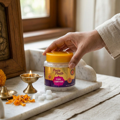 Pooja Paath Camphor (Kapoor) 100 Gms Jar