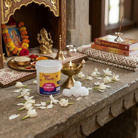 Pooja Paath Camphor (Kapoor) Jar