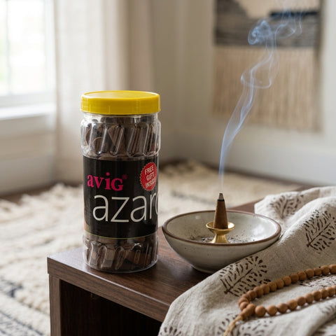 Avig Azaro Cone Dhoop-100g-Jar