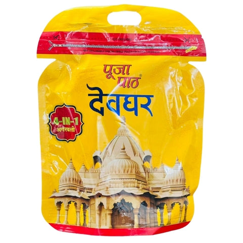 Devghar 3 in 1 Incense Sticks – 175g + 25g Free Pack | Pooja Paath Agarbatti