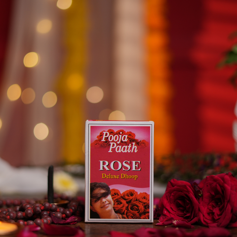 Rose Deluxe Dhoop ( 10 Thick Sticks)