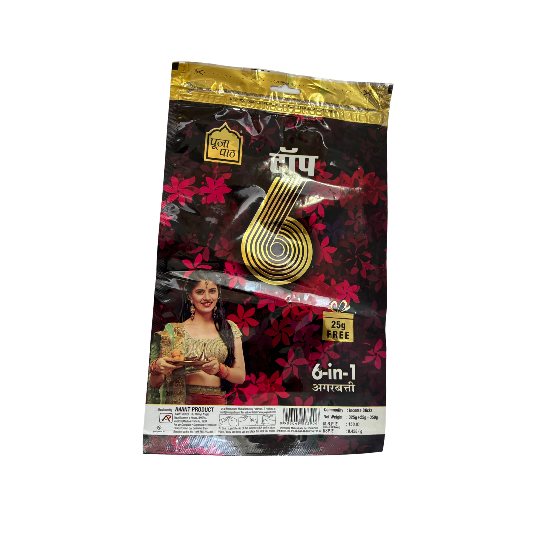 Top Six Jipper Pouch 130/-
