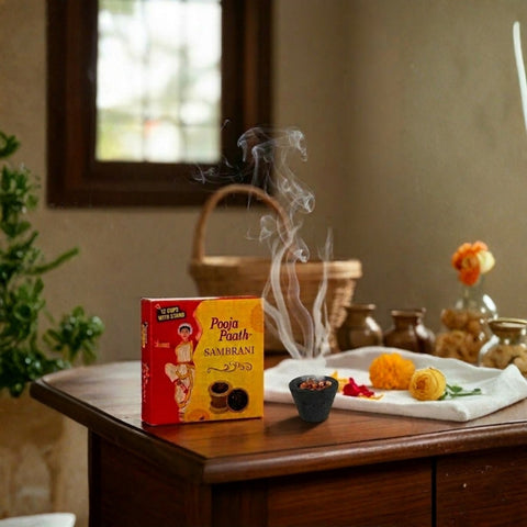 Sambrani Dhoop Cups - 12 Premium Cups