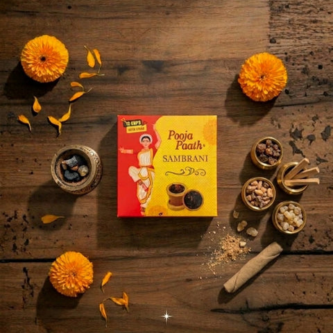 Sambrani Dhoop Cups - 12 Premium Cups